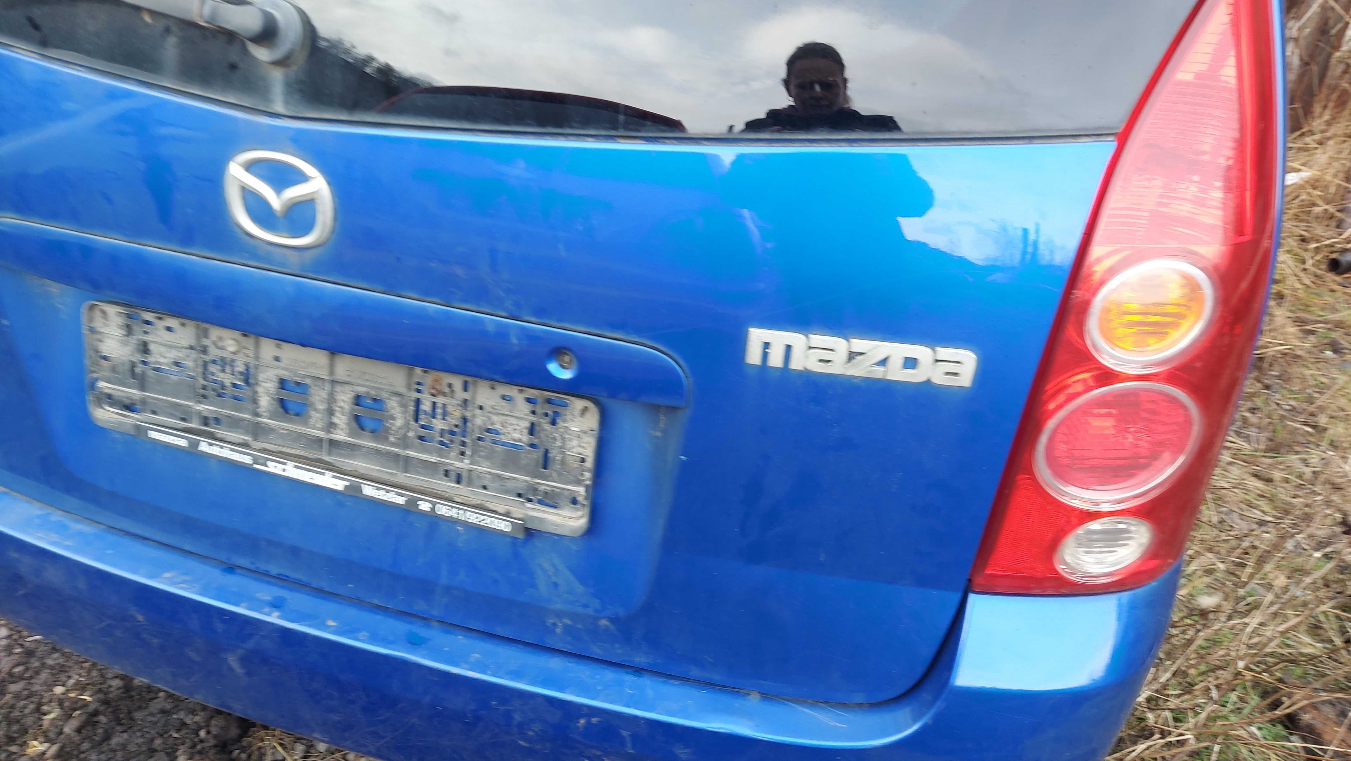 Mazda Premacy Lift klapa tylna niebieska FV  części/dostawa