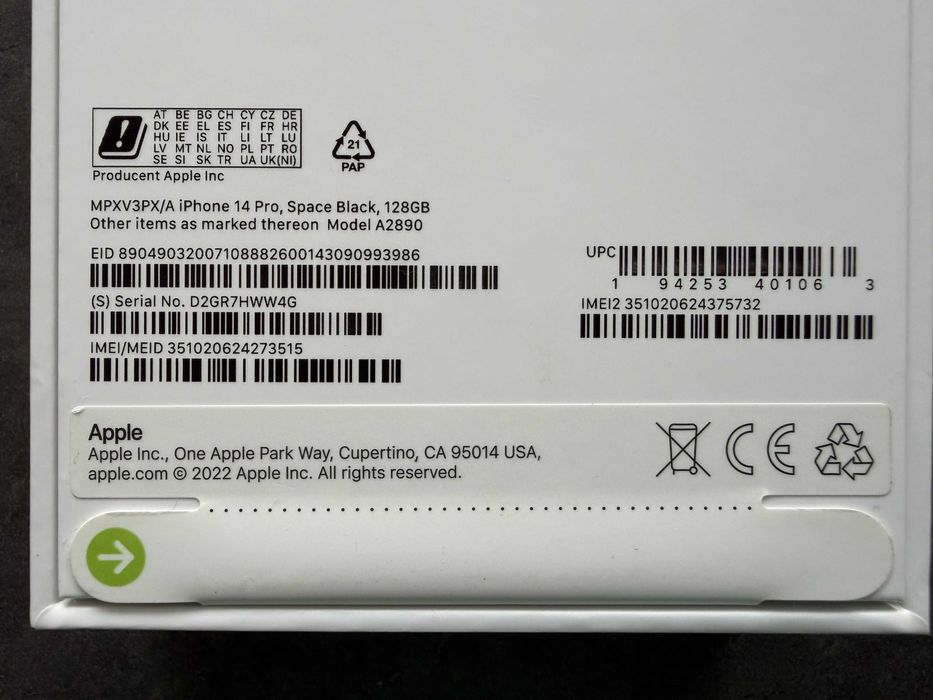 iPhone 14 Pro czarny 128 GB