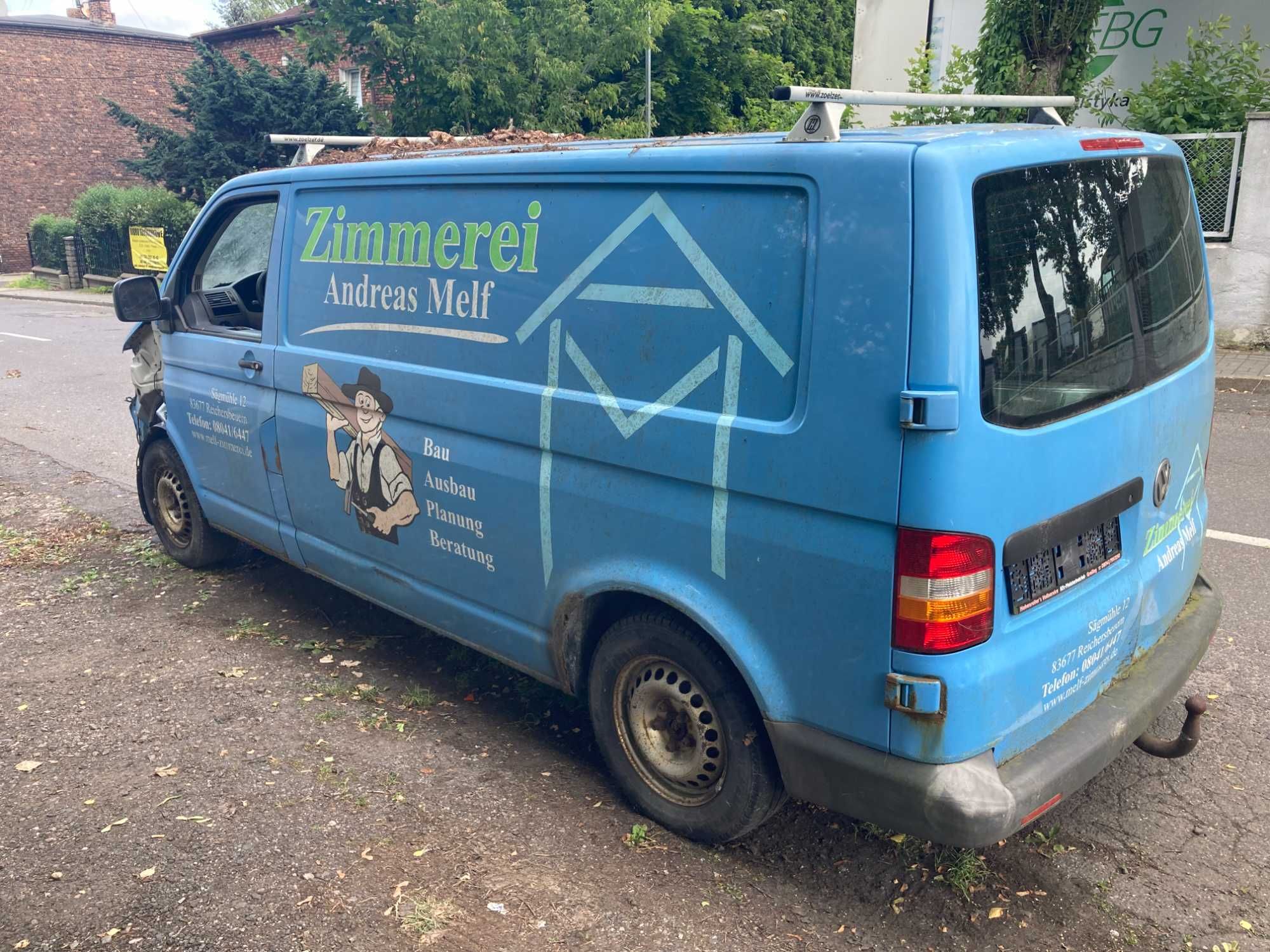 VW Transporter 4x4 T5 długi, bez silnika.