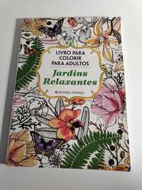 *Livro Para colorir Jardins Relaxantes