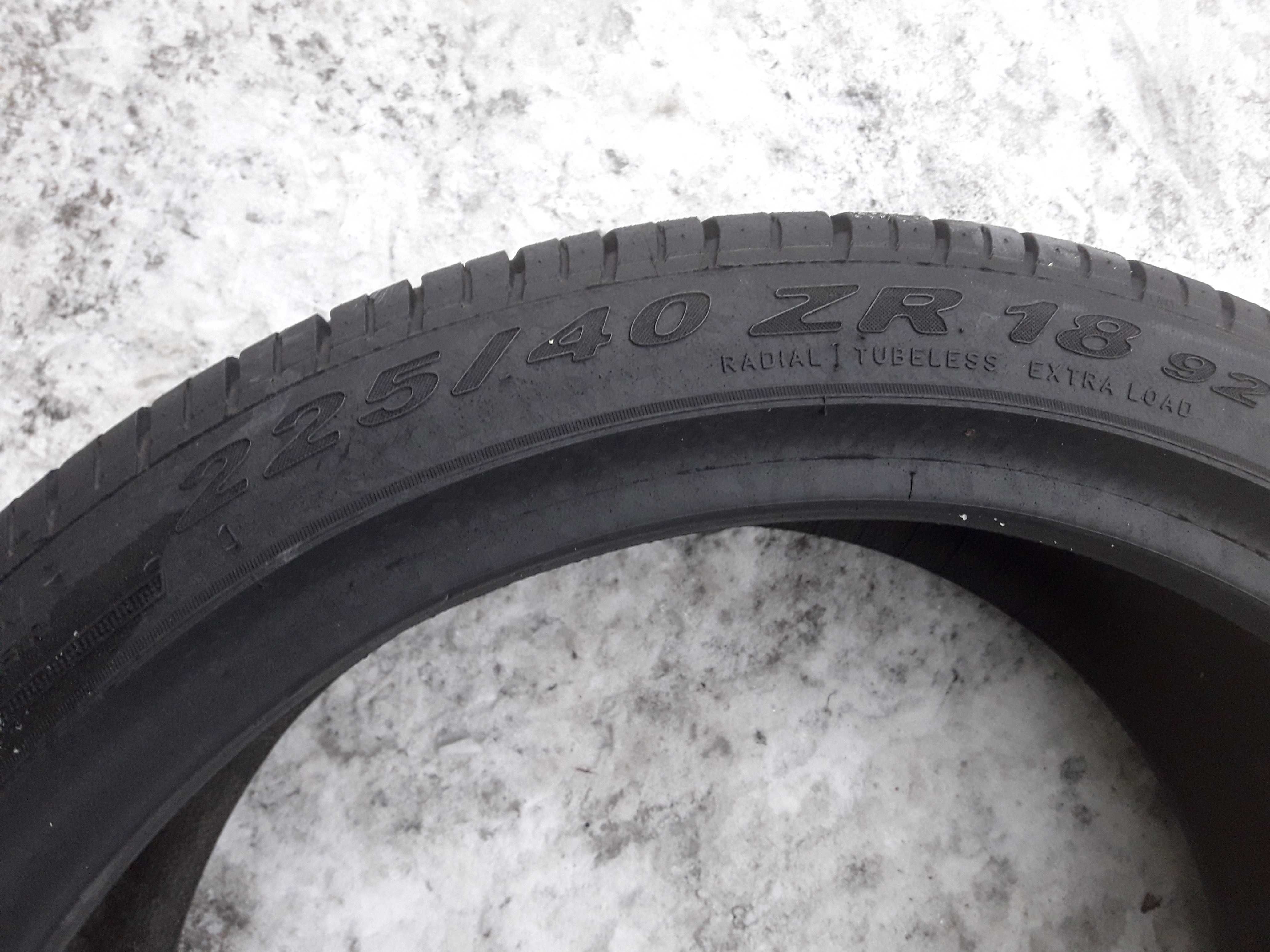 Lato Pirelli 225/40 R18 6.5mm