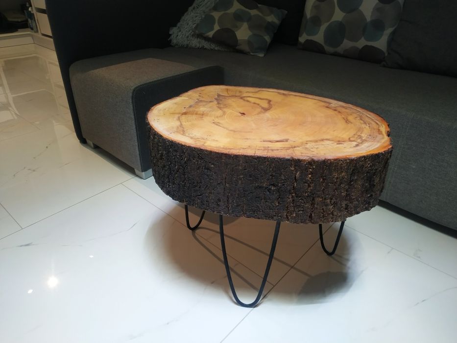 Stolik kawowy design drewno