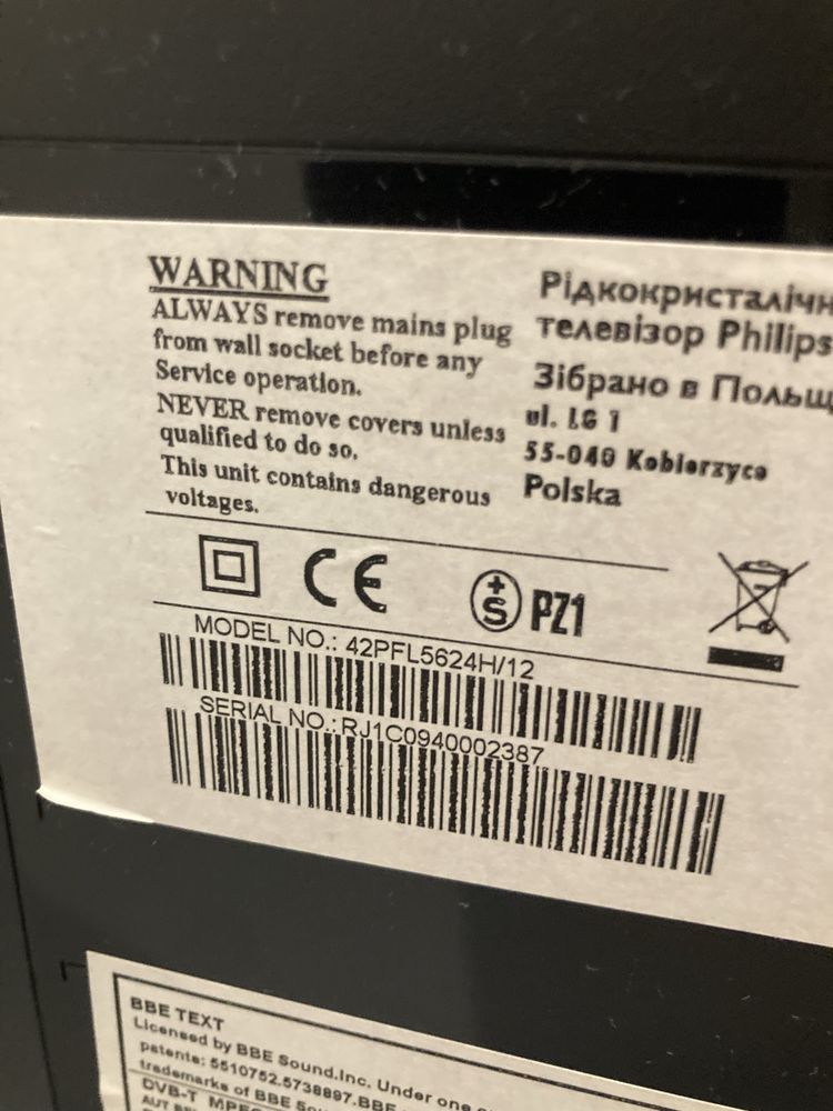 Tv Lcd Philips 42”