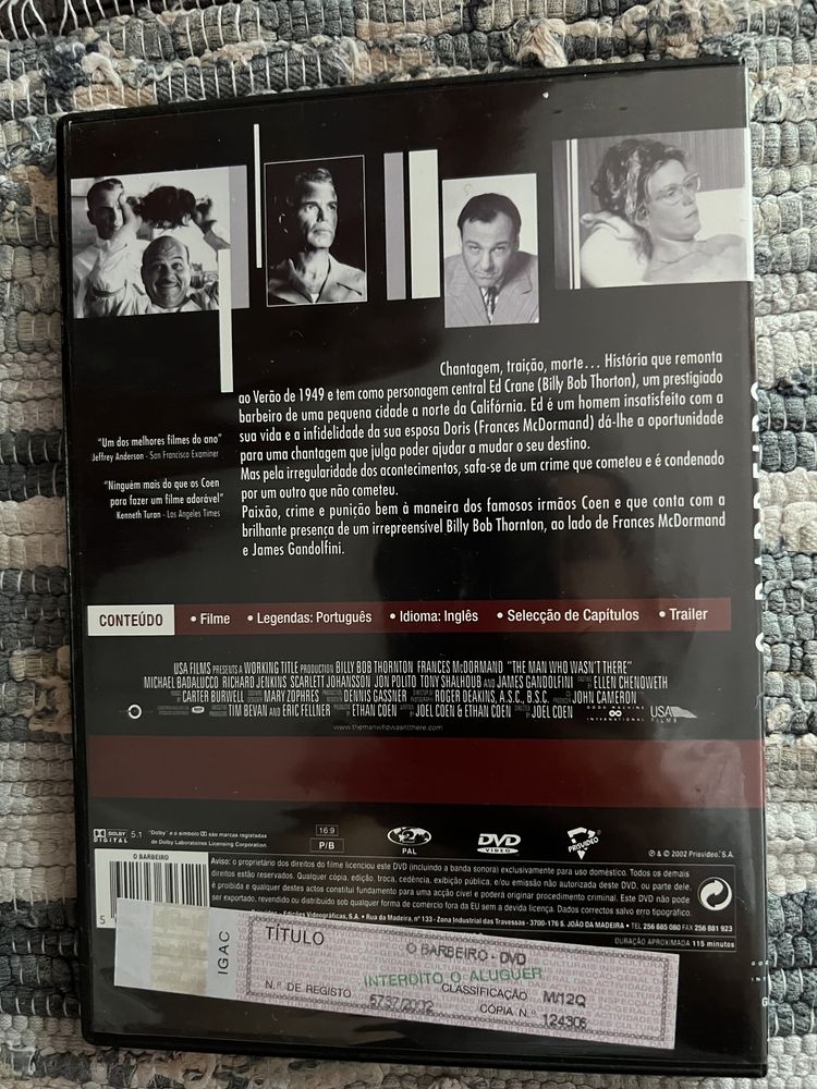O Barbeiro , o homem que não estava lá