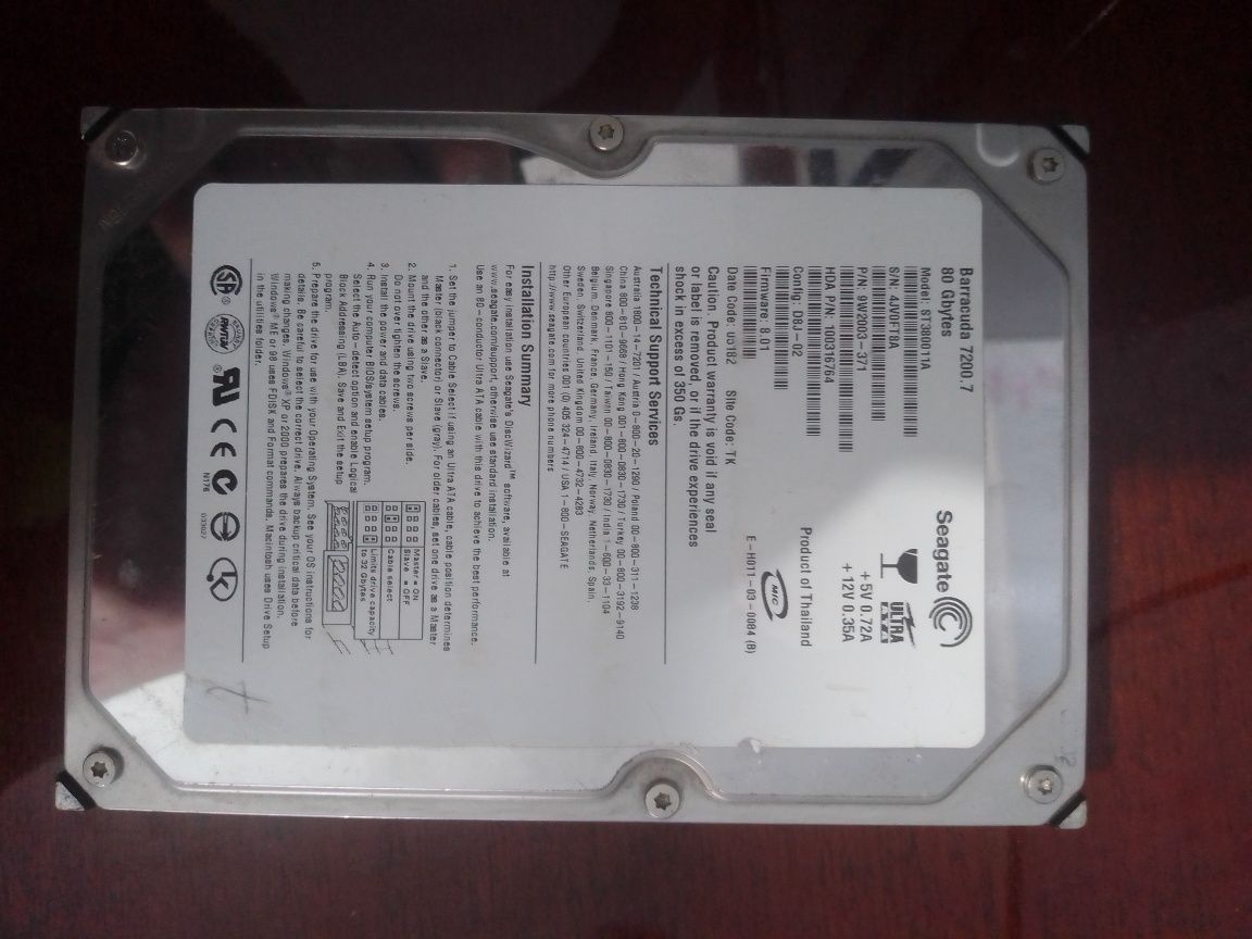 Hdd 80gb Barracuda