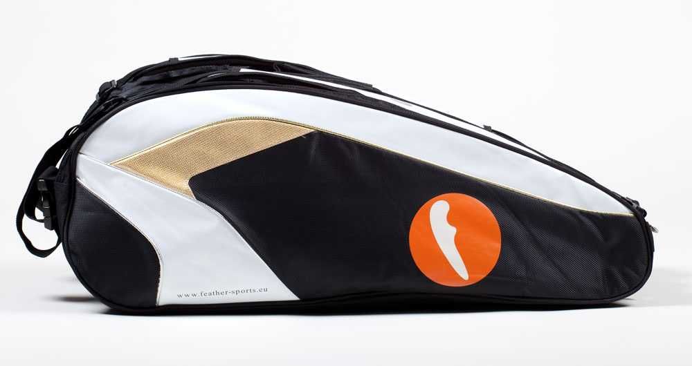 Torba do rakiet w squash Feather Triple Bag Big Komfort i Funkcjonal..