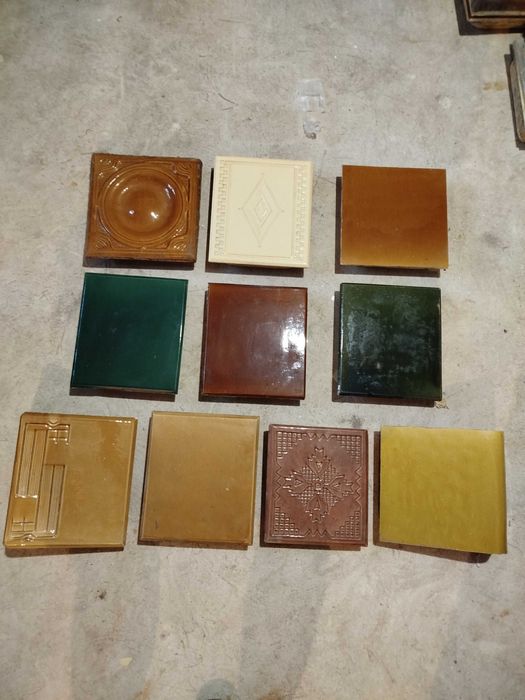 Kafle piecowe RÓŻNE WZORY KOLORY stare zabytkowe kafle na Piec Kaflowy