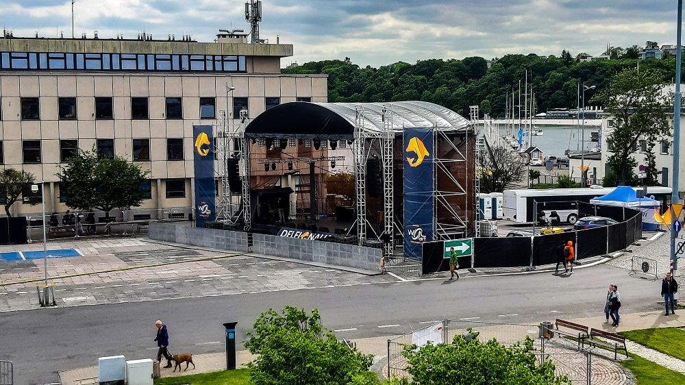 WYNAJEM Telebim Nagłośnienie Oświetlenie Scena Podesty Ekran LED DIODA