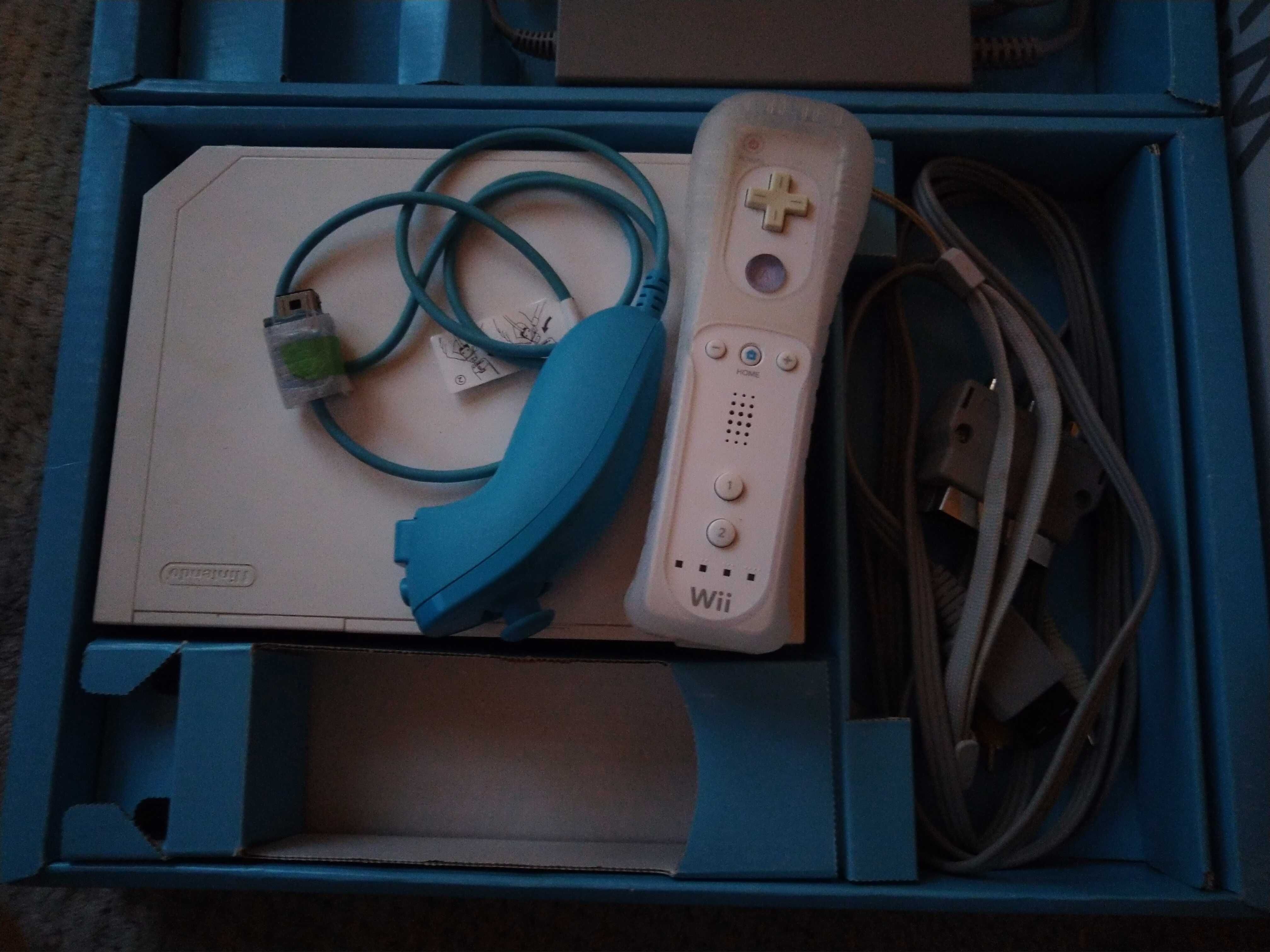 konsola Nintendo Wii z softmod homebrew - zestaw