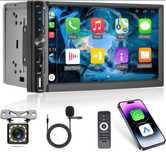 Vechtel Radio Samochodowe Bluetooth USB 2DIN Wyświetlacz 7"