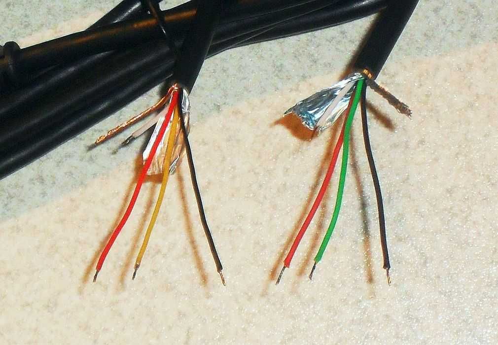 Kabel przewód MINI USB 4 miedziane żyły ekranowane