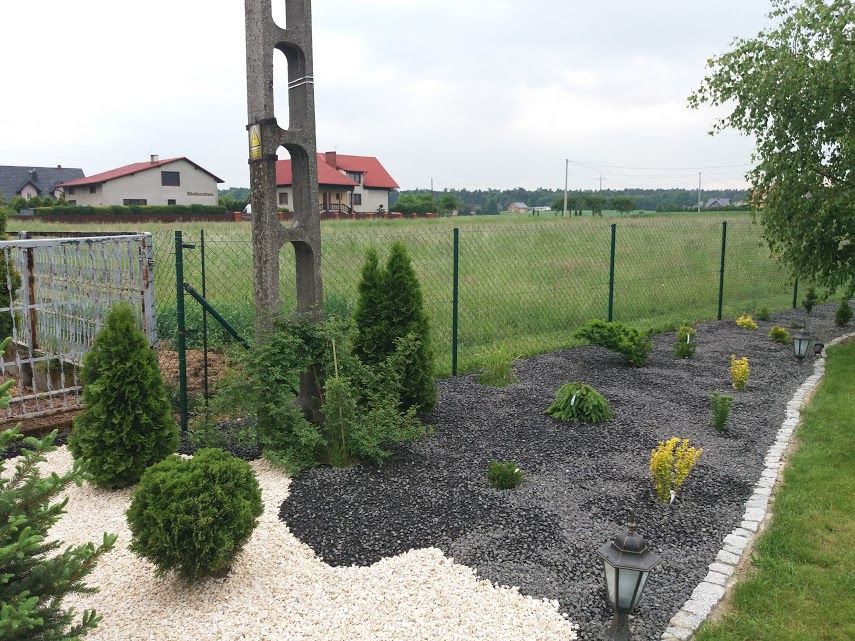 GRYS CZARNY BAZALT kamień do ogrodu worek 25 kg