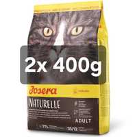 Josera 2x 400g + Gratis, Sterilized Pokarm Sterilised Kot Adult 800g