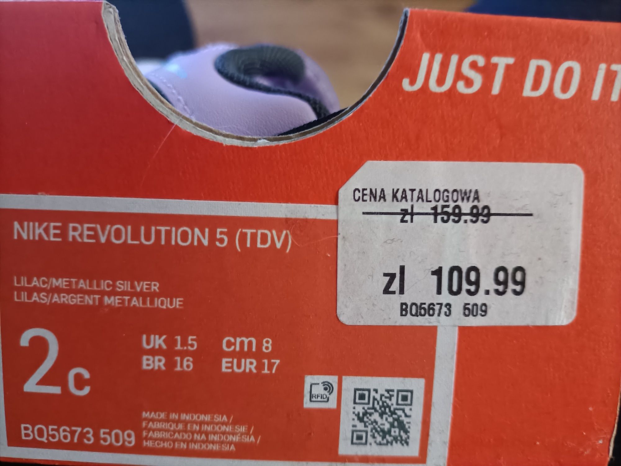 Buty sportowe dziecięce Nike rozmiar 17