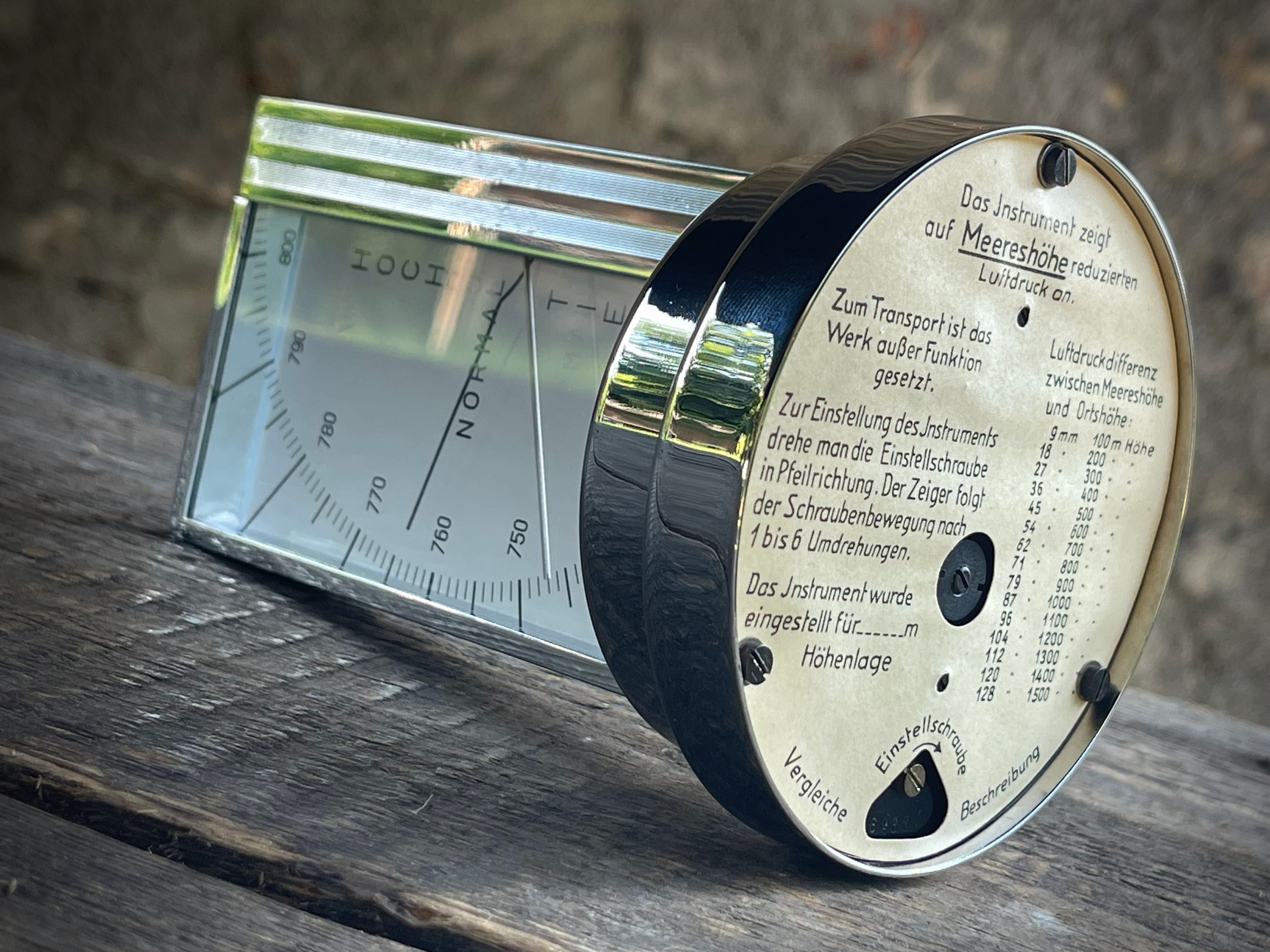 Barometr syg. Carl Zeiss "Bauhaus"