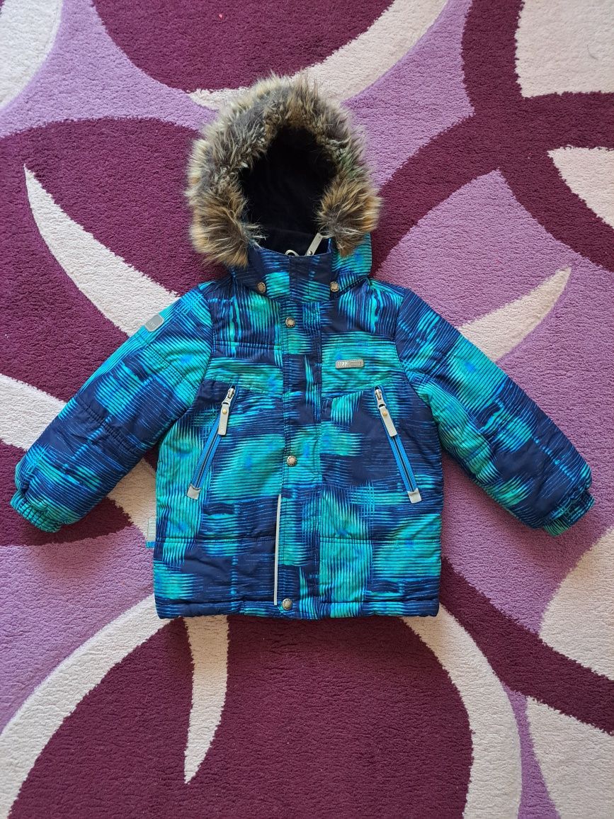 Куртка зимова для хлопчика Lenne 98 штанці в подарунок