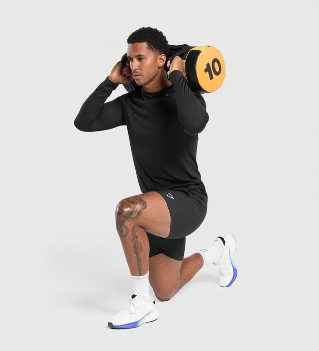 Лонгслів Gymshark Onyx David Laid