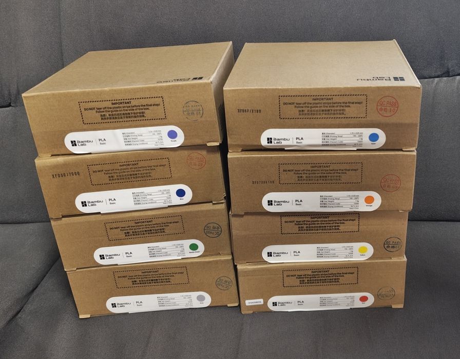 Filament / Filamenty BambuLab PLA Basic Refill 8x1KG