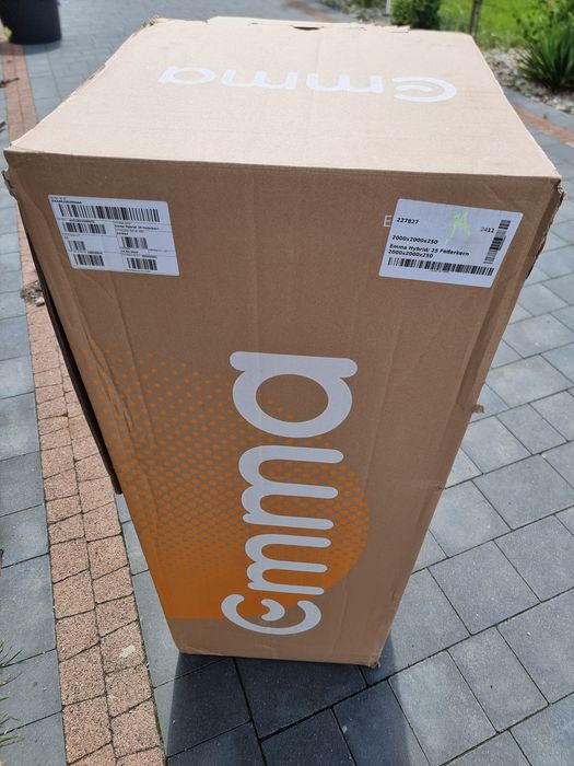 Materac Gamma Emma Hybrid 200x200 25cm  kieszonkowy