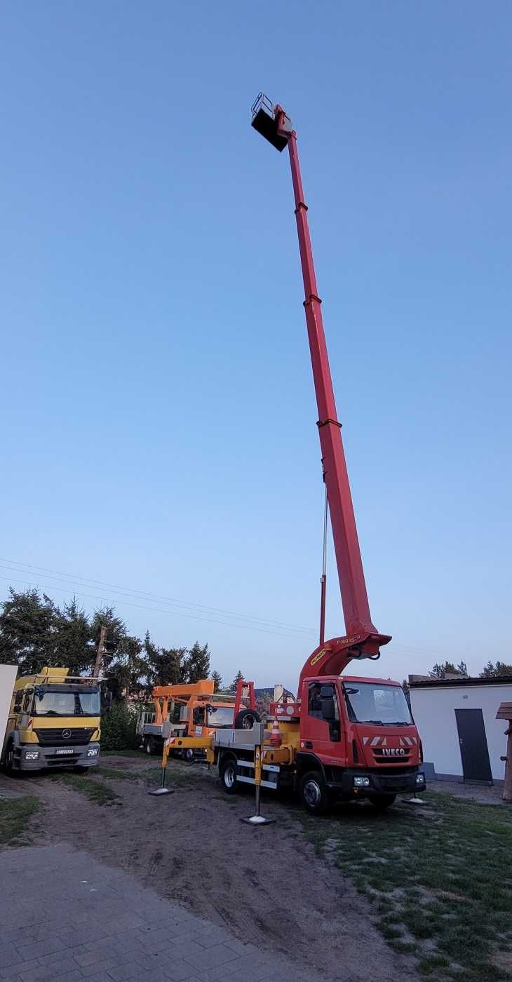 Podnośnik koszowy zwyżka 7.5t 30 m Palfinger P300 KS Wumag WT Ruthmann