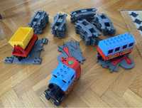 Kolejka Lego Duplo + sterta klocków