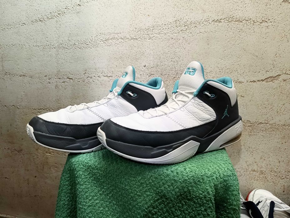 Wysokie sneakersy NIKE JORDAN MAX AURA 3 r.47 skóra stan bardzo dobry