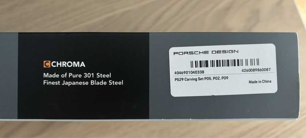 Porsche Design facas de cozinha