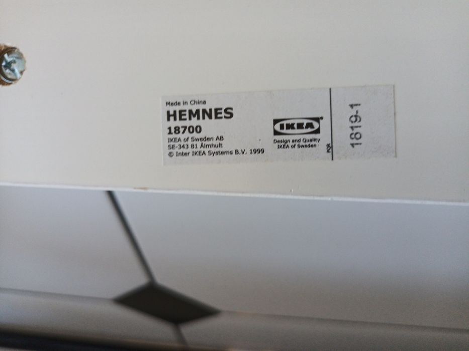 Hemnes Ikea wieszak