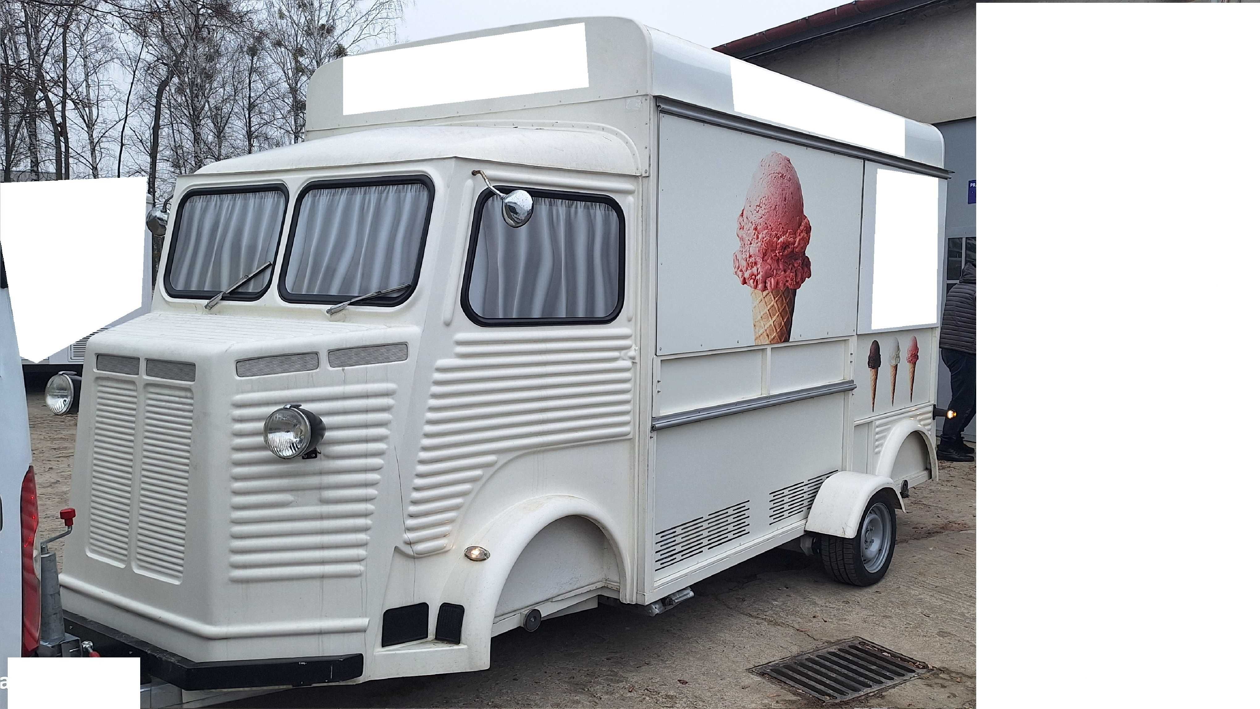 Przyczepa Reto do sprzedaży lodów Mega atrakcyjna stan perfekcyjny.