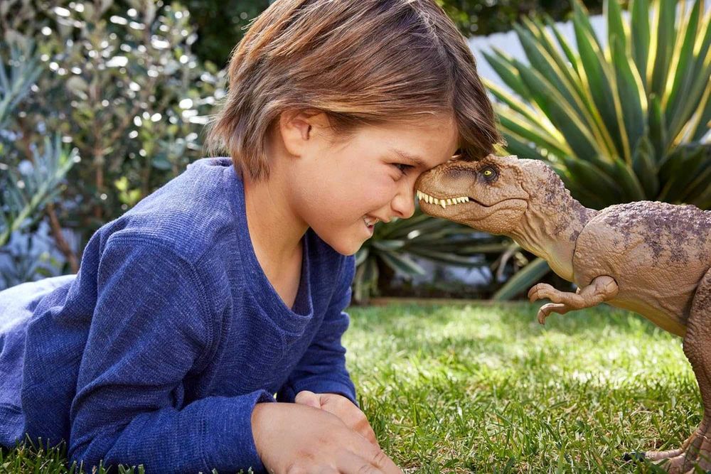 динозавр Тиранозавр Рекс зі звуком 53 cм Jurassic world HXF54