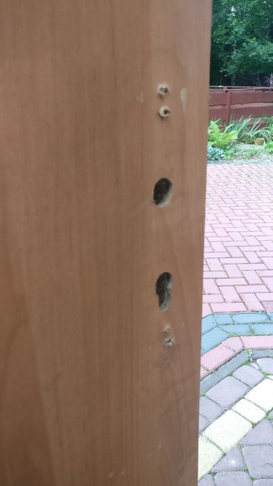 Drzwi drewniane wewnętrzne lub zewnętrzne 85x203 cm- Prawe