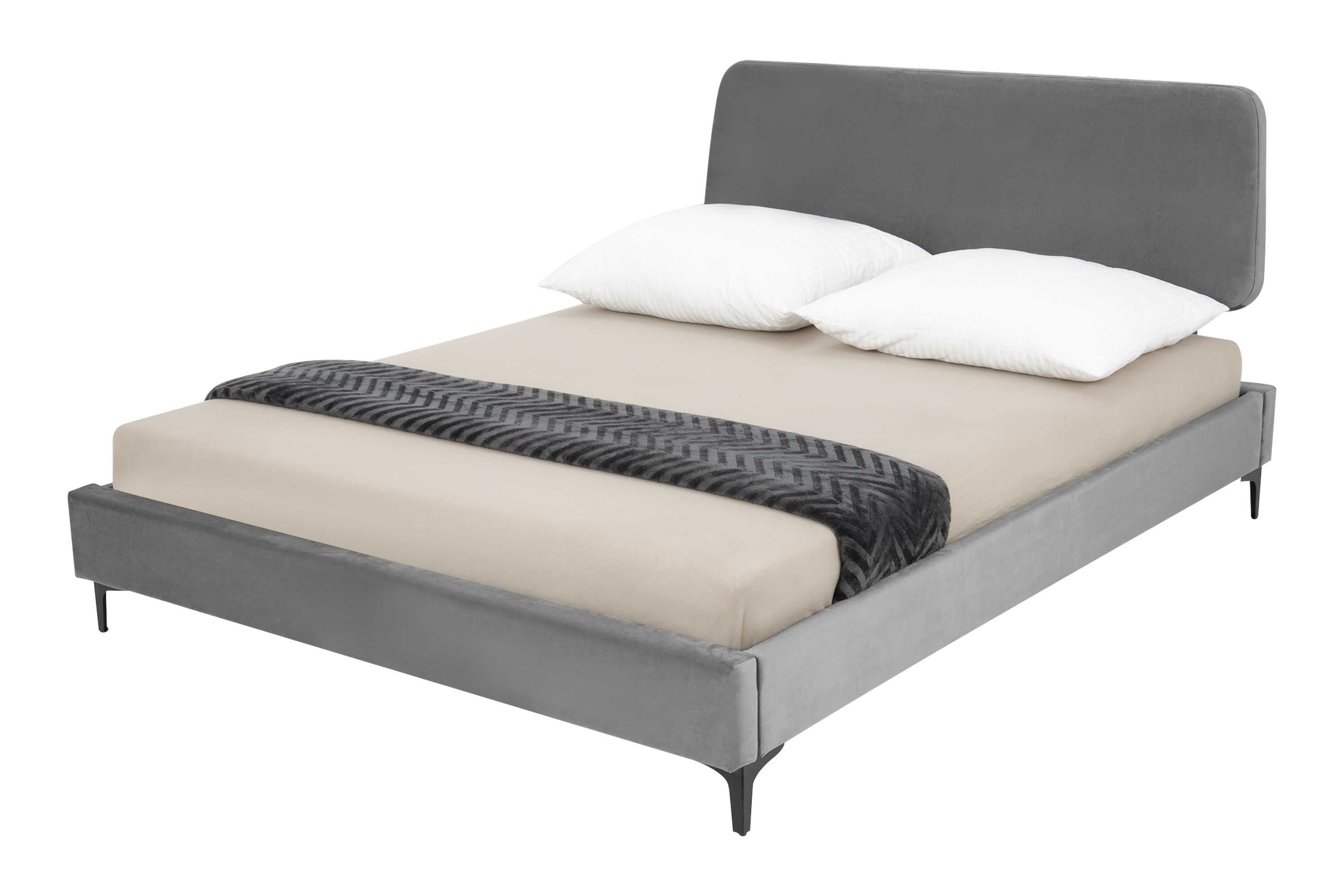 Łóżko tapicerowane KONTREXT - Nowe - 30% Loft