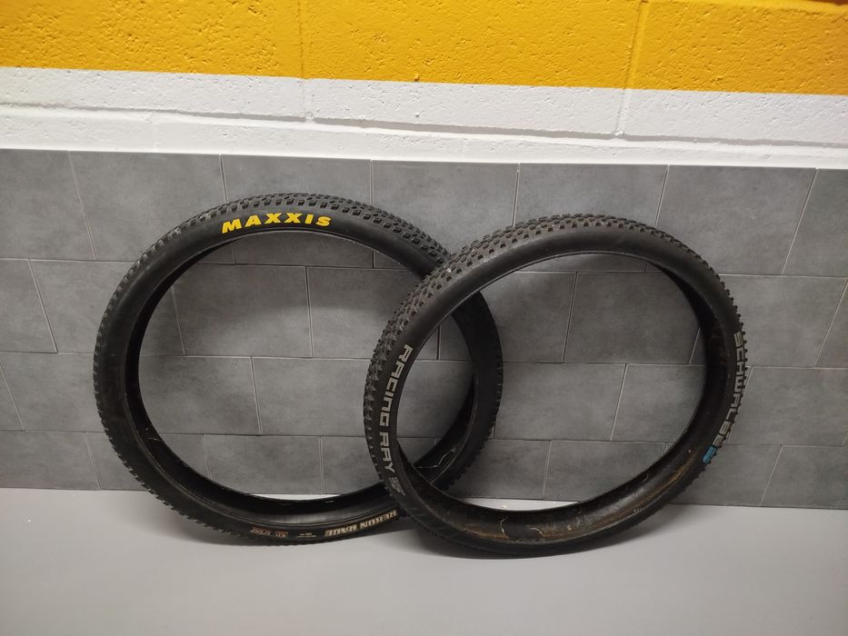 Pneus de BTT da  Maxxis e Schwalbe - Roda 29