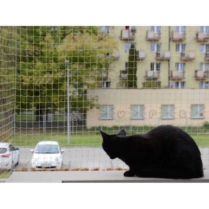 Siatka balkonowa, przeciw ptakom, siatka dla kota, woliera dla kota