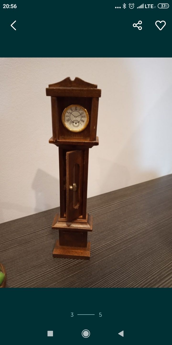 Mini zegar skala 1:12