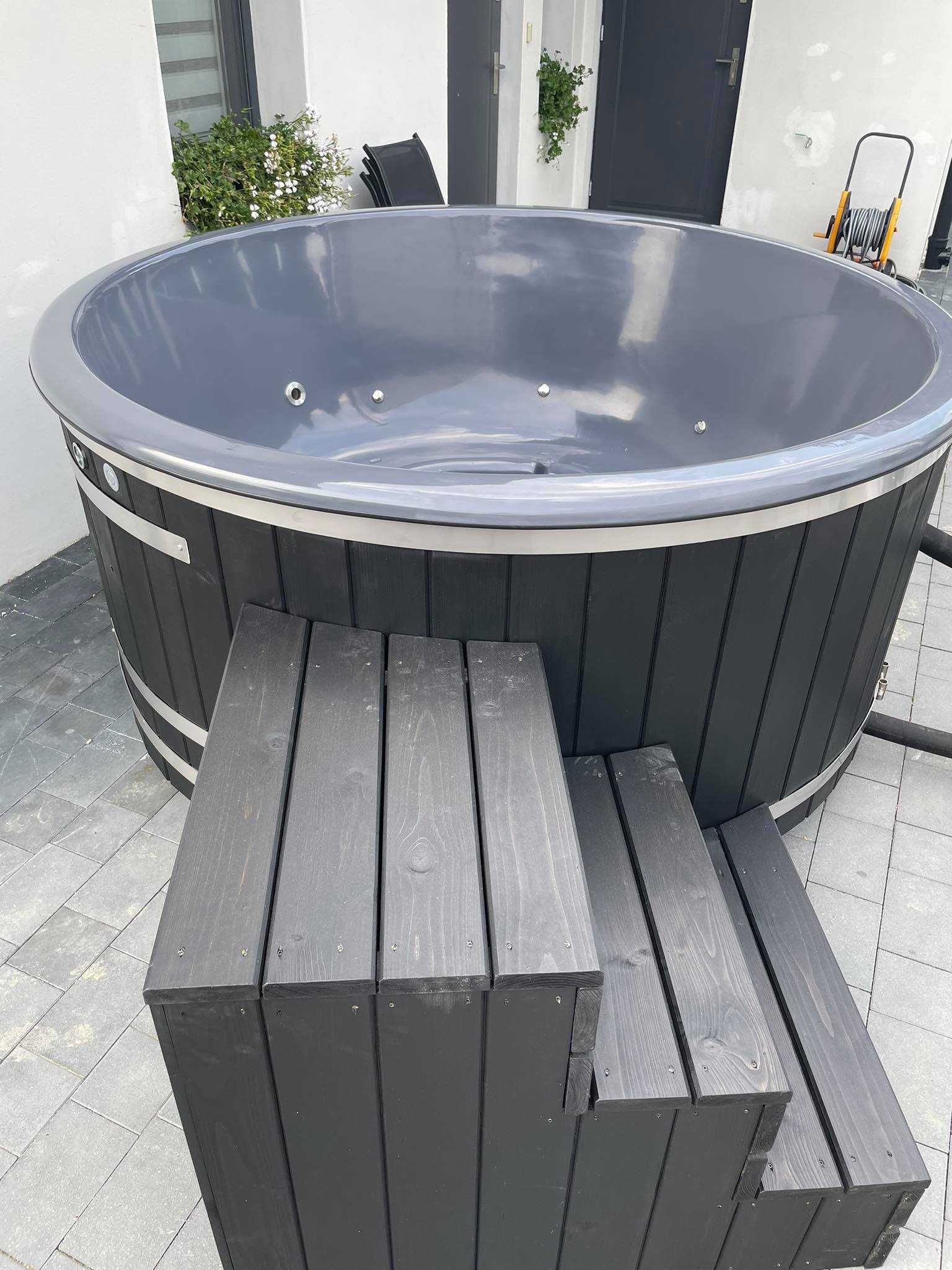 GORĄCA Ruska Bania Ogrodowa Jacuzzi - piec zewnętrzny MOŻLIWE RATY