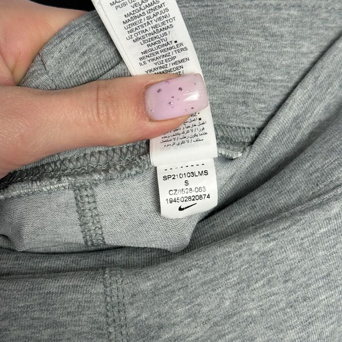 Спортивні лосіни nike swoosh найк легінси свуш сірі для бігу і залу