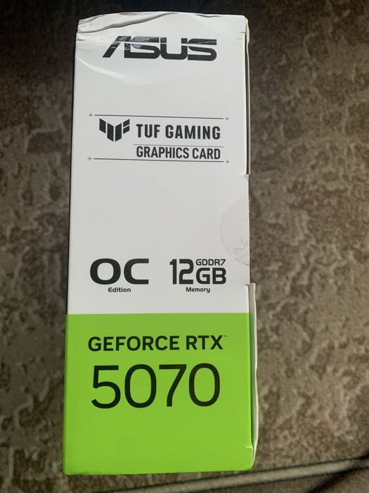 Відеокарта Asus Geforce RTX 5070 oc 12gb GDDR7 TUF GAMING