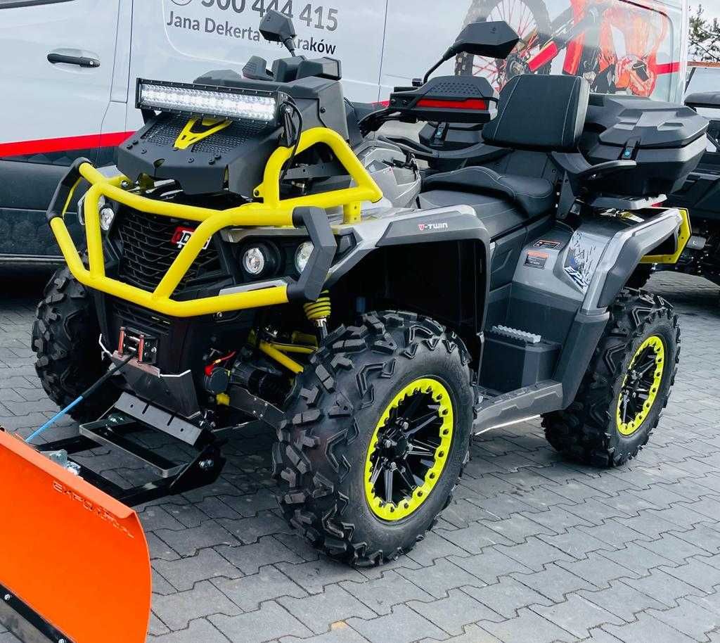 Nowy QUAD ODES 650V-TWIN Max PRO+Pług+Kufer+Trans150km*2024