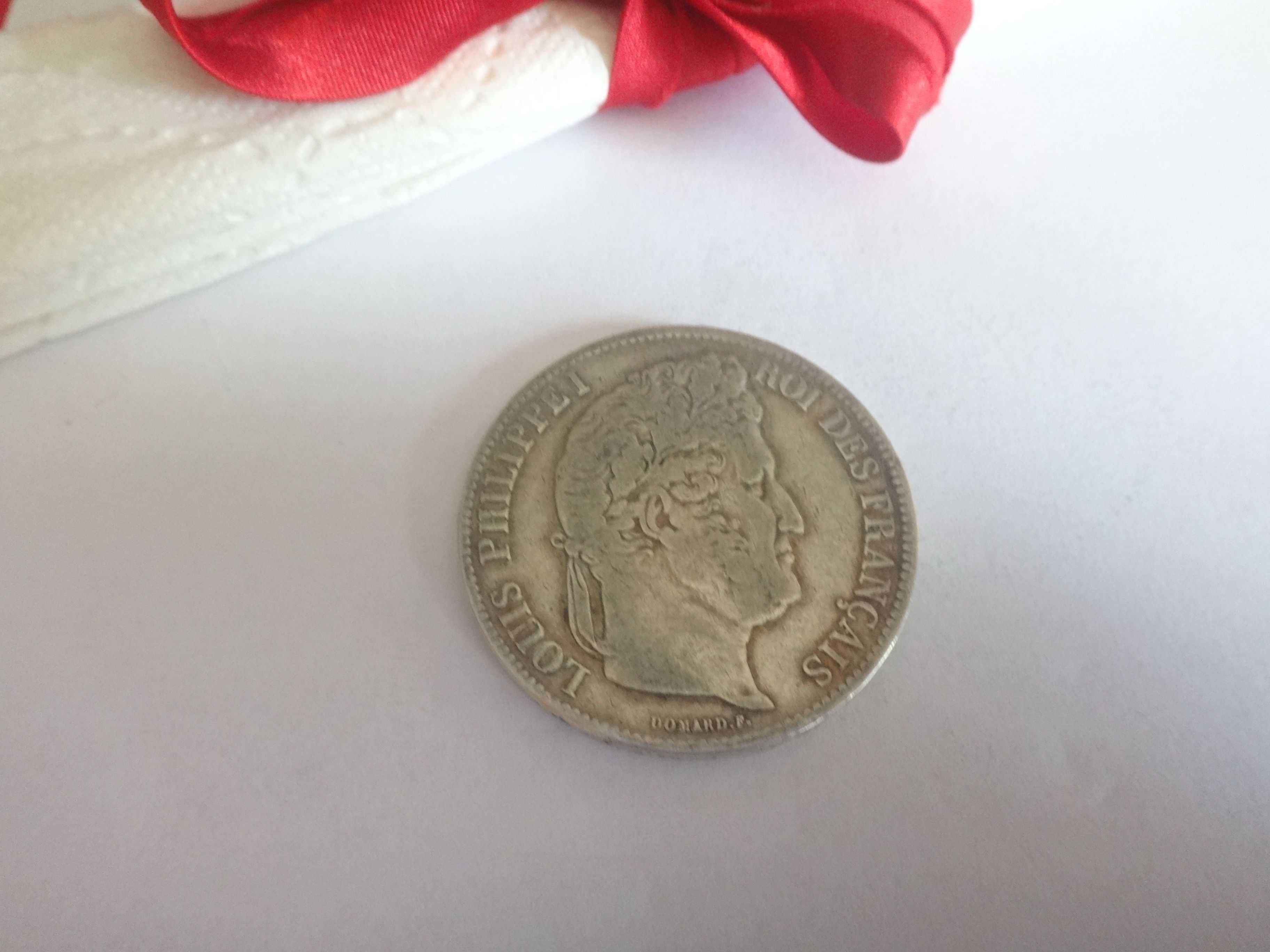 Srebrna moneta 5 franków
Louis Philippe I
1840