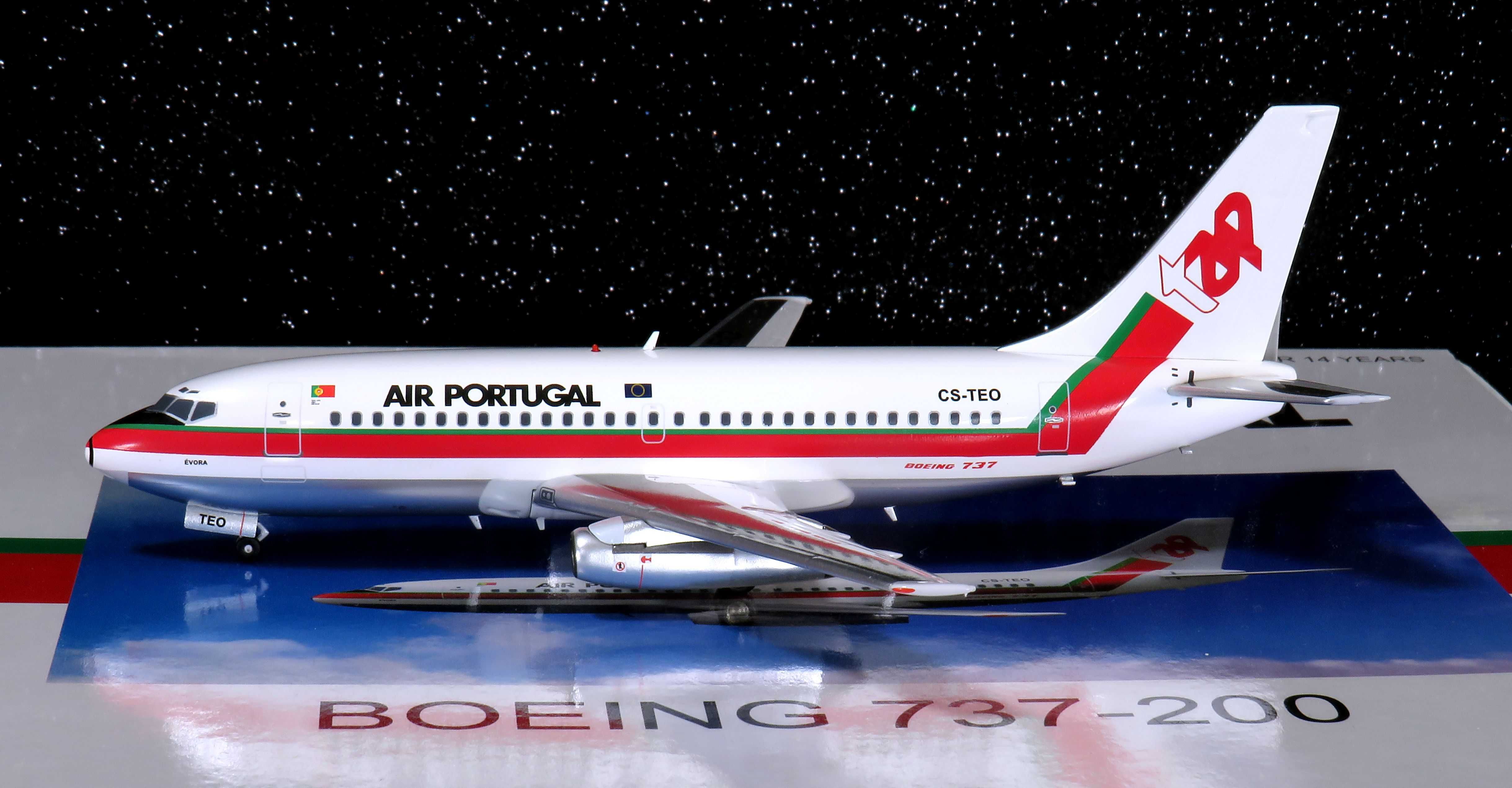 TAP Air Portugal Boeing 737-282 CS-TEO Évora, extremamente raro