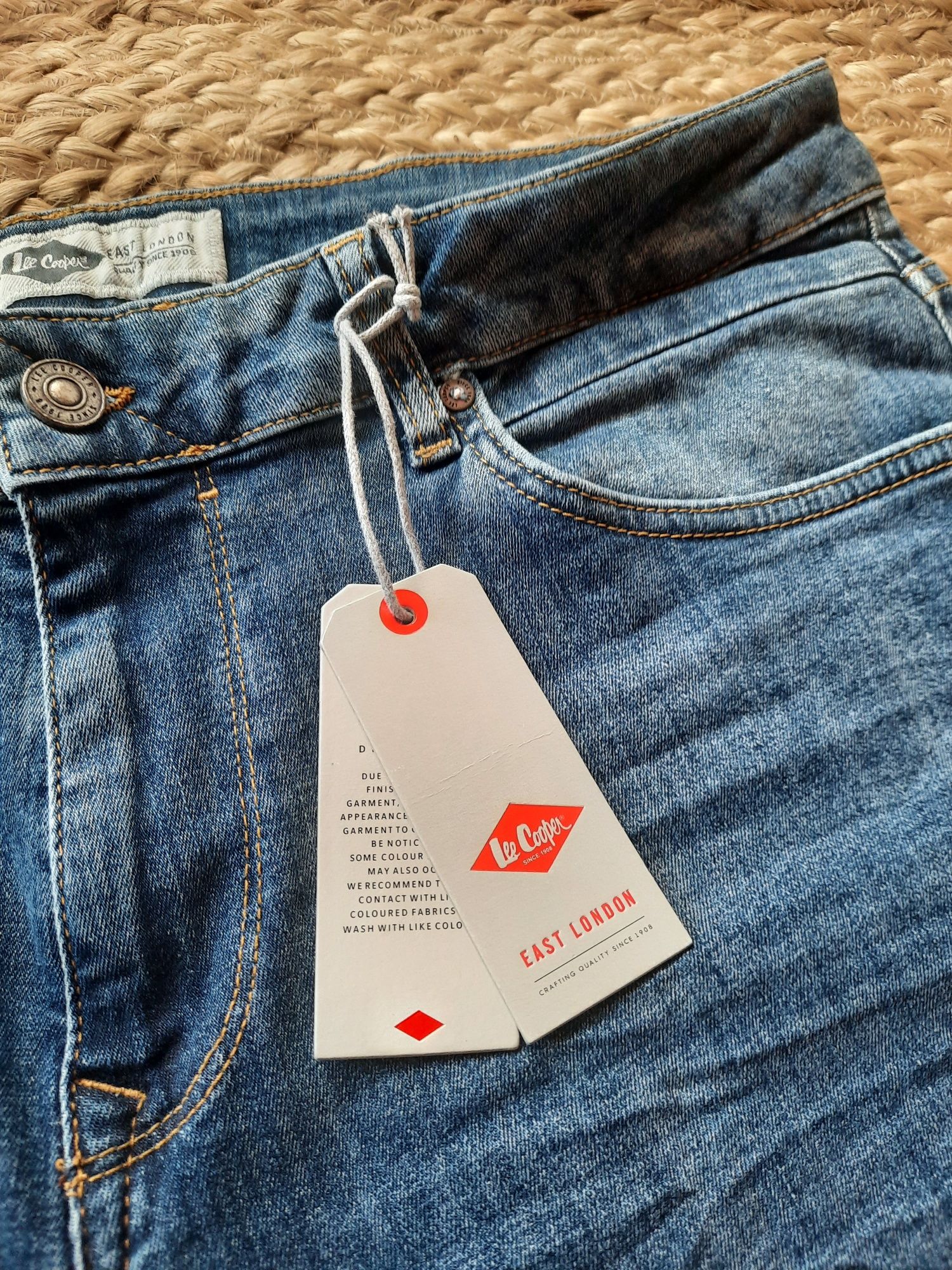 Spodnie jeansowe Lee Cooper 33x32 prosta nogawka.