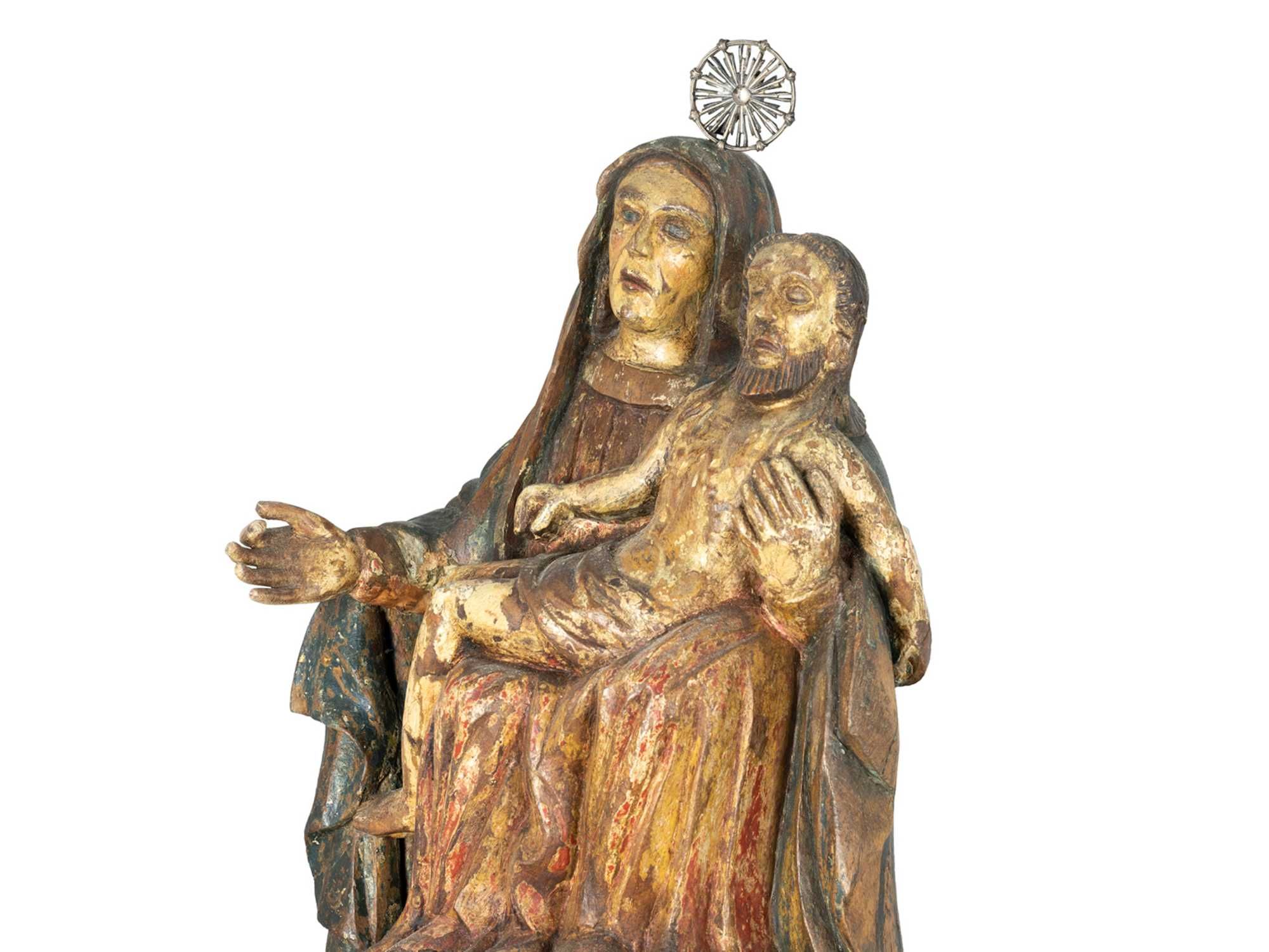 Escultura Pietà Nossa Senhora Piedade Arte Sacra | século XVII