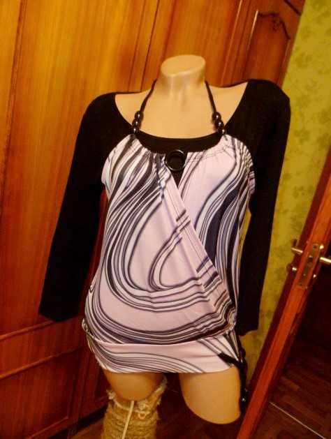 Трикотажная кофточка лонгслив Merilland Турция рукав 3/4 идеале