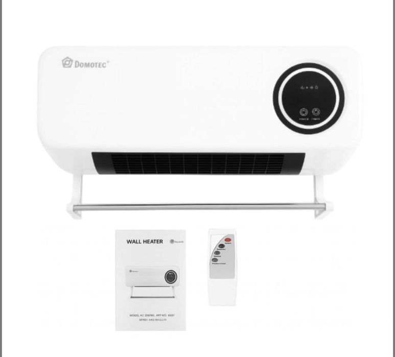 Настінний тепловентилятор DOMOTEC MS-5963 2000W обігрівач