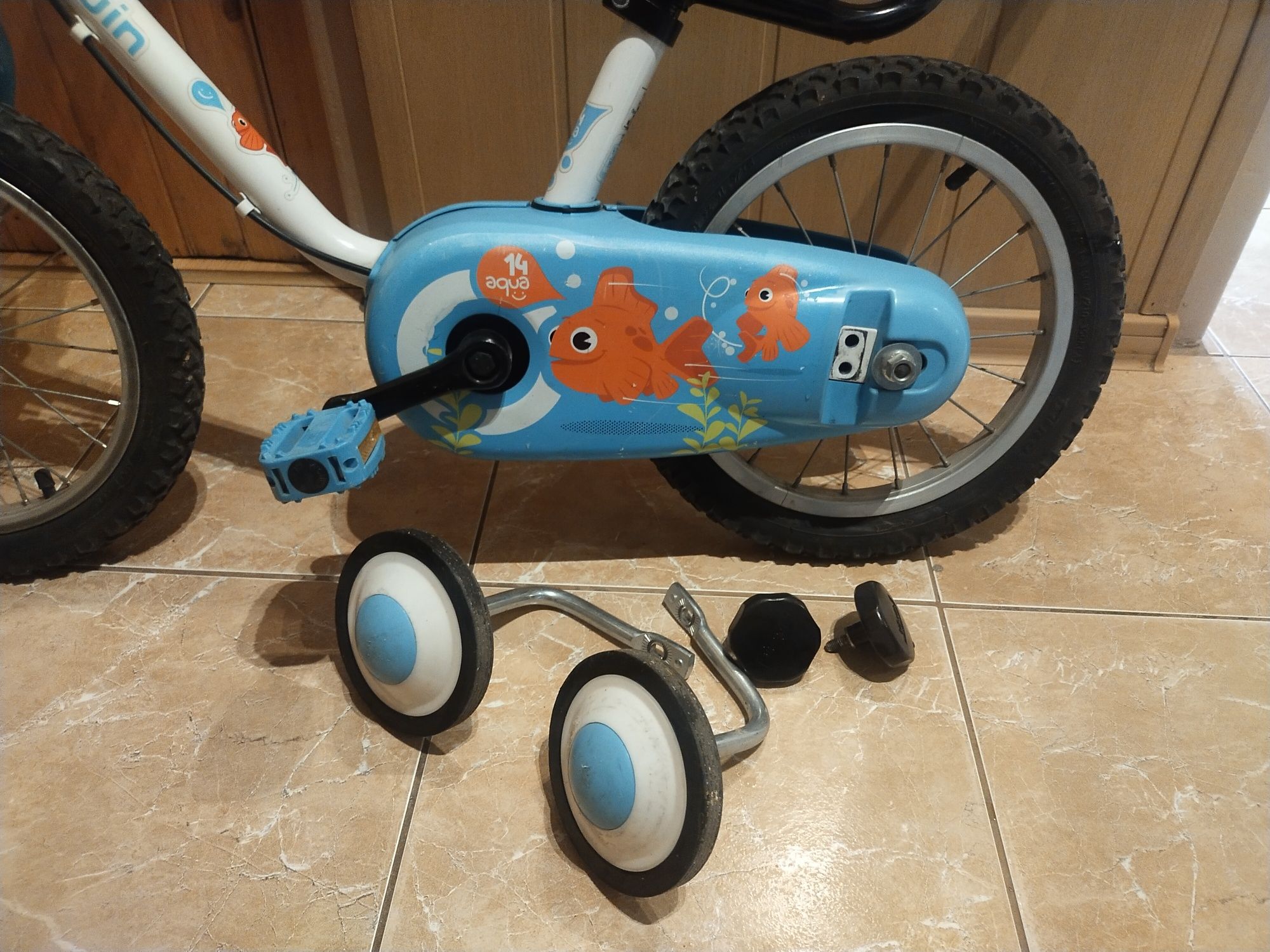 Rower dziecięcy Decathlon super stan