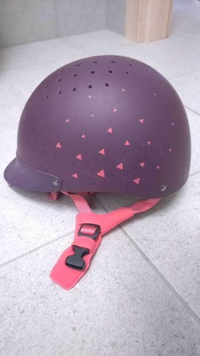 Kask jeździecki dziecięcy 52-55cm