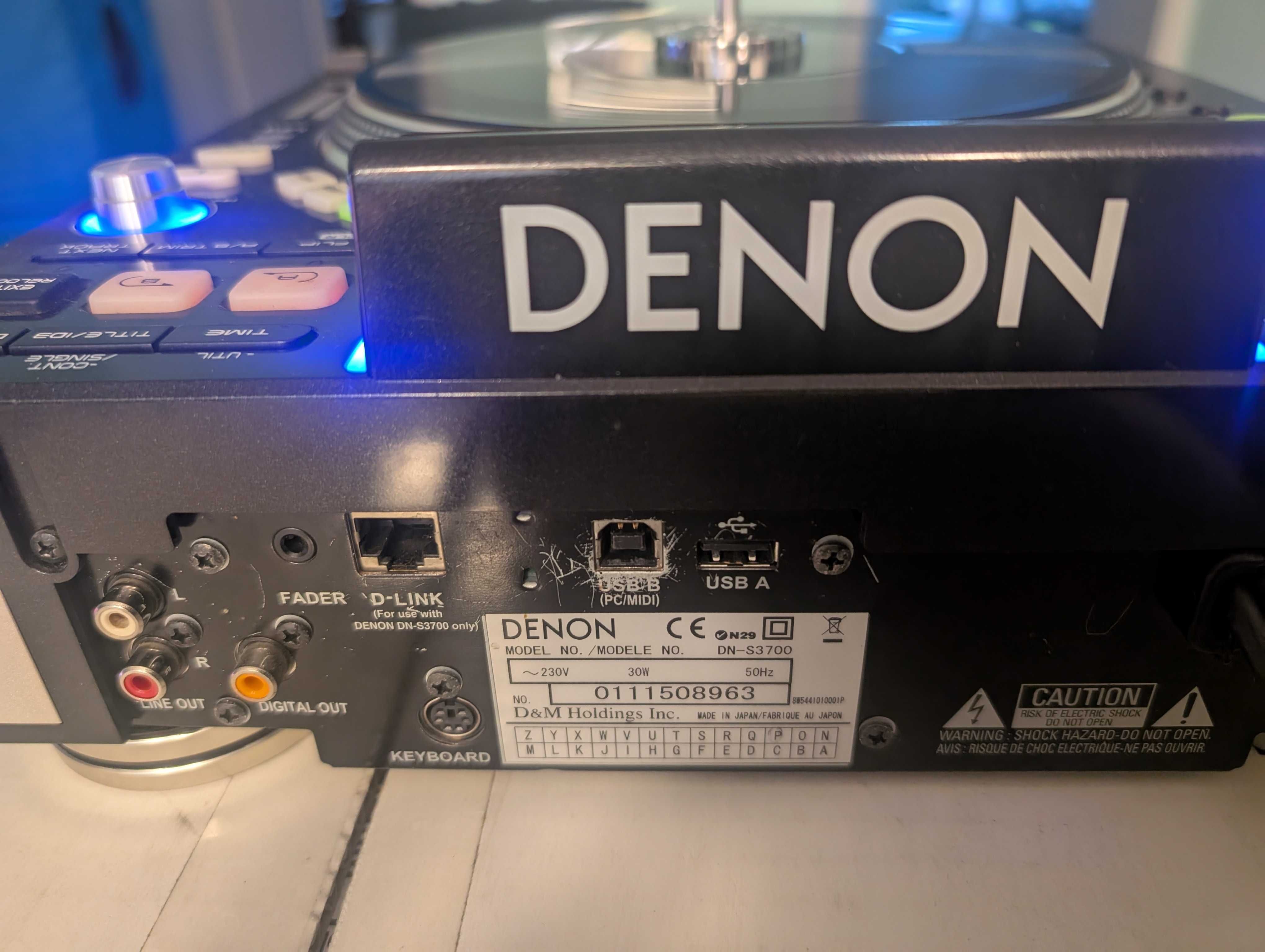 2 x Denon DN-S3700, Odtwarzacze dla DJ, MADE IN JAPAN
