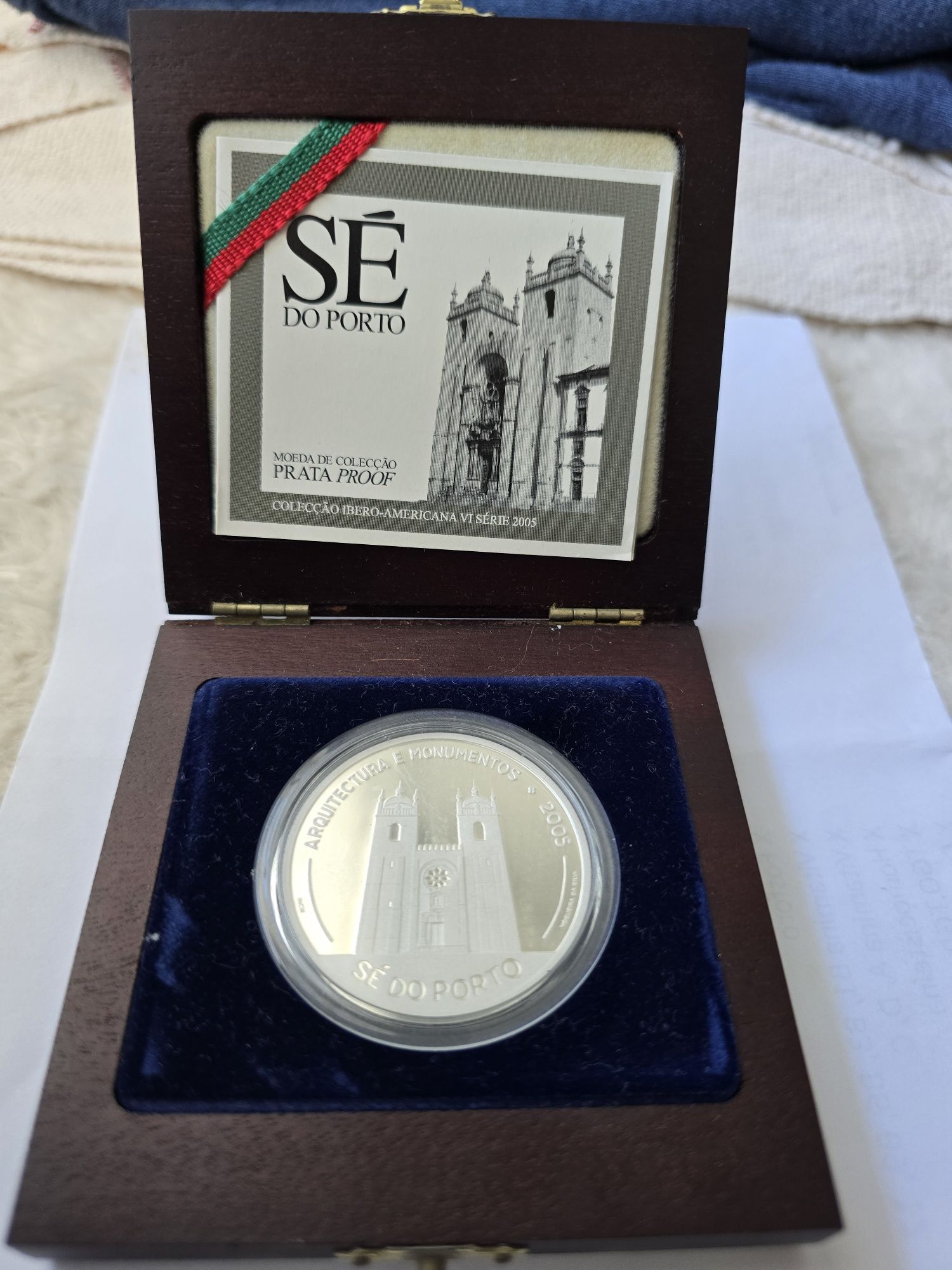 Moeda Sé do Porto Prata PROOF 10€