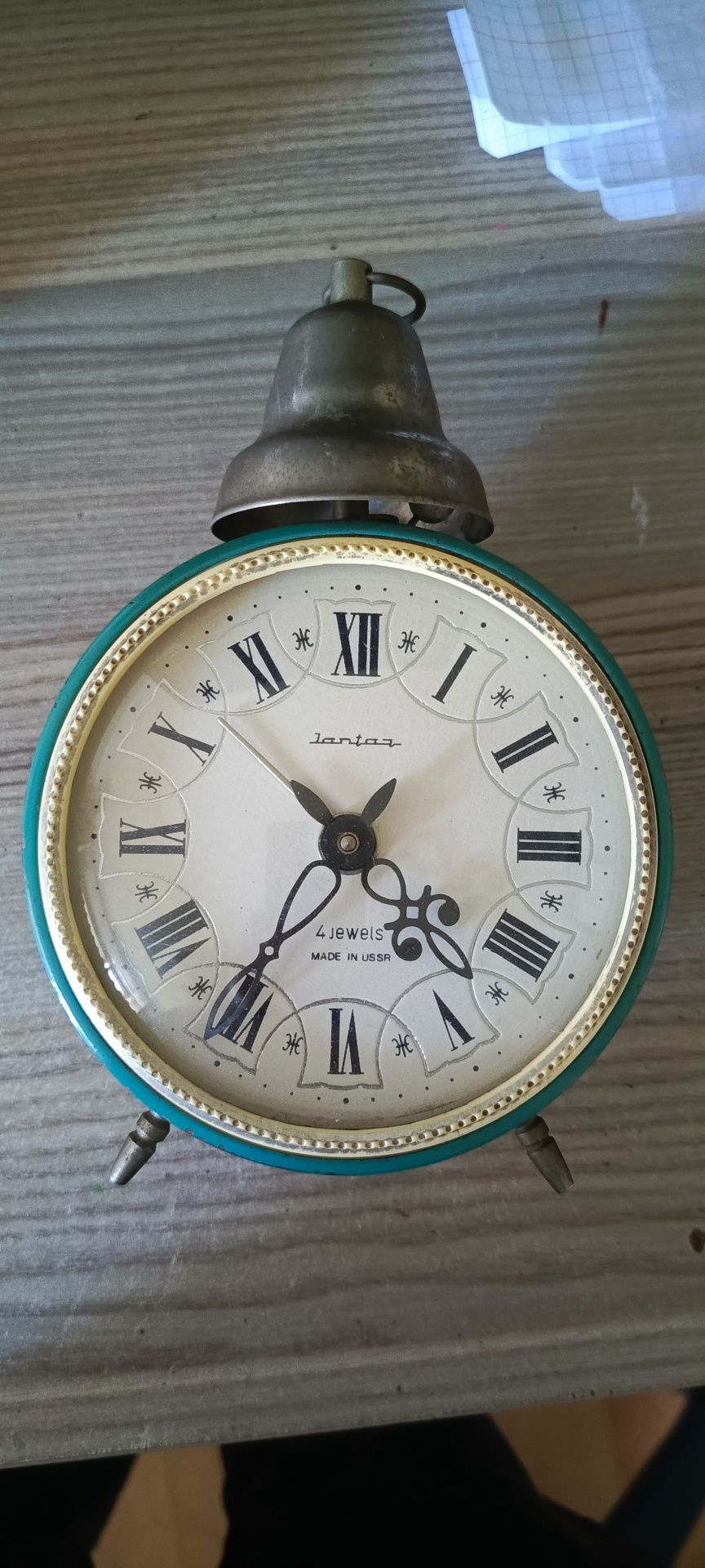Zegar/budzik Jantar – Made in USSR – 4 jewels – retro PRL